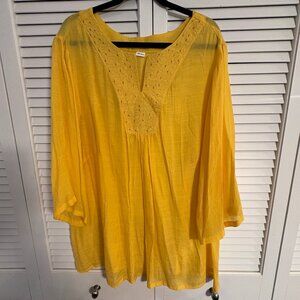 Tunic/Cover Up From India -100% Silk